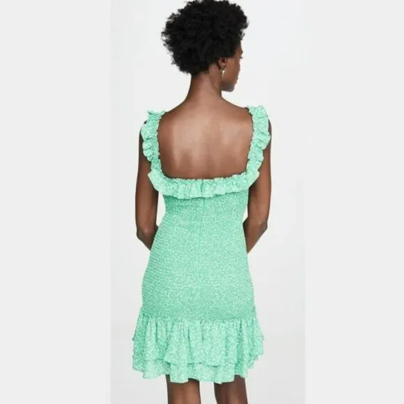 LIKELY Nina Smocked Floral Mini Dress